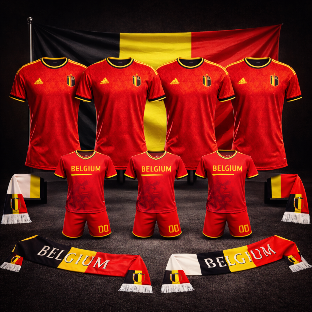 Kit União Nacional Bélgica 2026 – Edição Tribo