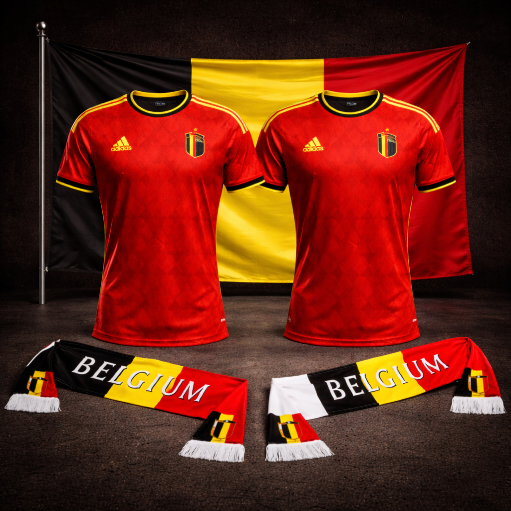 Kit União Nacional Bélgica 2026 - Edição Casal